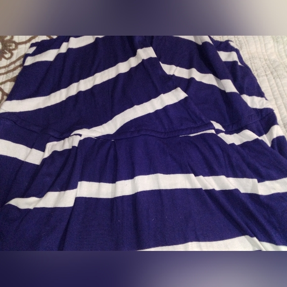 ⭐ BCBG GENERATION STRIPE COTTON TANK MINI DRESS SUNDRESS SIZE 1 - Picture 4 of 9